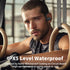 Wireless Earbuds with Microphone, Bluetooth Headphones Over The Ear, 70H Playback Time, Leather Display Case, HiFi
