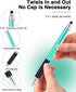 Penyeah 3 Pack Stylus Pen for Touchscreen, 0.16'' Fine Point Rubber Tip for iPad iPhone Android Tablet Samsung Galaxy