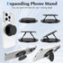 Compatible with MagSafe Phone Grip Socket, Magnetic Expanding Stand for iPhone Finger Holder - Black