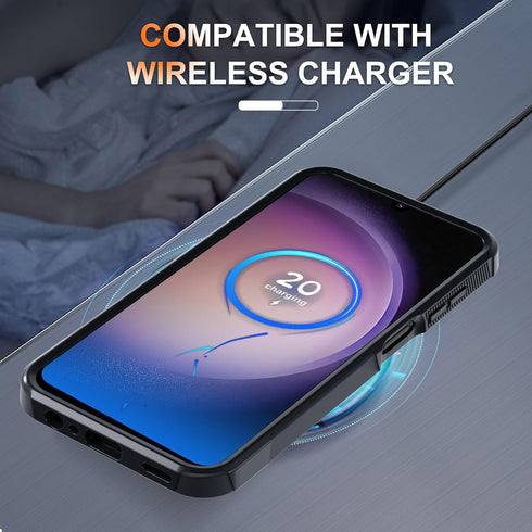 Shop Samsung Galaxy A15 5G Case: Rugged, Shockproof Full Body Cover with Lanyard, Tempered Glass, and Lens Protector.