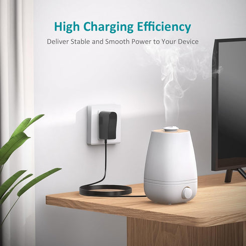15V 2A Switching Power Supply Charger, Universal AC/DC Adapter Replacement for Litter Robot & Household Electronics
