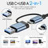 ROKO 3.0,USB 1xUSB 3.0,4xUSB2.0,2 7in1) USB Hub c hub,USB hub with Multiport Adapter, USB Splitter with x USB C,Hub