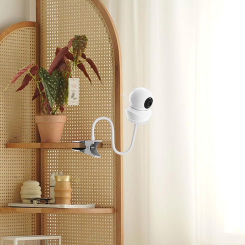 honecumi S2/V43 360 Baby Monitor Mount Compatible with Babysense HD Baby Camera, Flexible Gooseneck Crib Clamp Mount