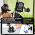 Aluminum Heavy Duty Tablet Mount for Car/Truck, 360 Adjustable 2-Stage Stand Holder for iPad Pro/Air/Mini