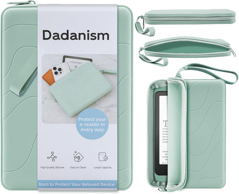 Dadanism 6-7 Inch Silicone Clutch for 7" Kindle Paperwhite and Kindle Colorsoft Signature