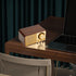 Yunseity Retro Wood Bluetooth Radio, Portable Speaker with Built-in Speakers, Vintage Design for Cafes, Restaurants