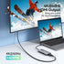 USB C Hub, Cakitte 7 in 1 USB C to 4K@60HZ HDMI Multiport Adapter, 3 USB 3.0 Ports, SD/TF Card Reader, 100W PD