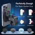 Bike Phone Holder Socket Mount for Treadmill Handlebar, Motorcycles, Scooters, Compatible with Phones 3.7" to 7"