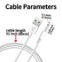 Bizooth 2.5mm 2 Pack DC Charging Cable, Fast Charging USB Cable, Compatible with Beauty Instrument Massager USB Charger