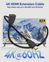 5FT, 4K 4K@60Hz, 2K@144Hz, 18Gbps PS5/PS4, HDMI Extender Cable HDMI Extension Cable Male to Female Adapter Cord