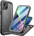 Cozycase iPhone 13 Waterproof Case, Full Body Dustproof Shockproof with Built-in Screen Protector (Black)