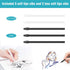 Replacement Stylus Tips for Galaxy Note 8/9, Stylus Pen Nibs with Tweezer Removal Tool (Black)