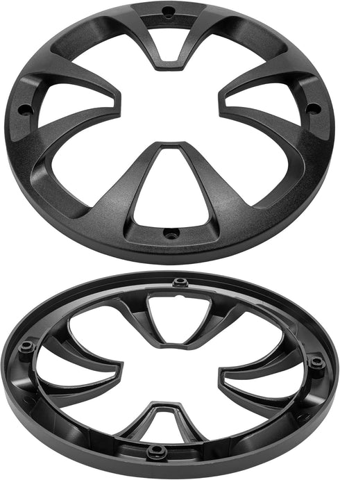 NuIth 6.5 Inch Hollow Subwoofer Grill, 6 1/2 Inch Universal Speaker Cover Protector with Screws for Car Audio