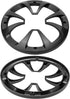 NuIth 6.5 Inch Hollow Subwoofer Grill, 6 1/2 Inch Universal Speaker Cover Protector with Screws for Car Audio