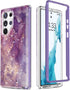 Esdot Military Grade Case for Samsung Galaxy S22 Ultra, 21ft Drop Test Rugged Cover with Fashion Designs for Women,