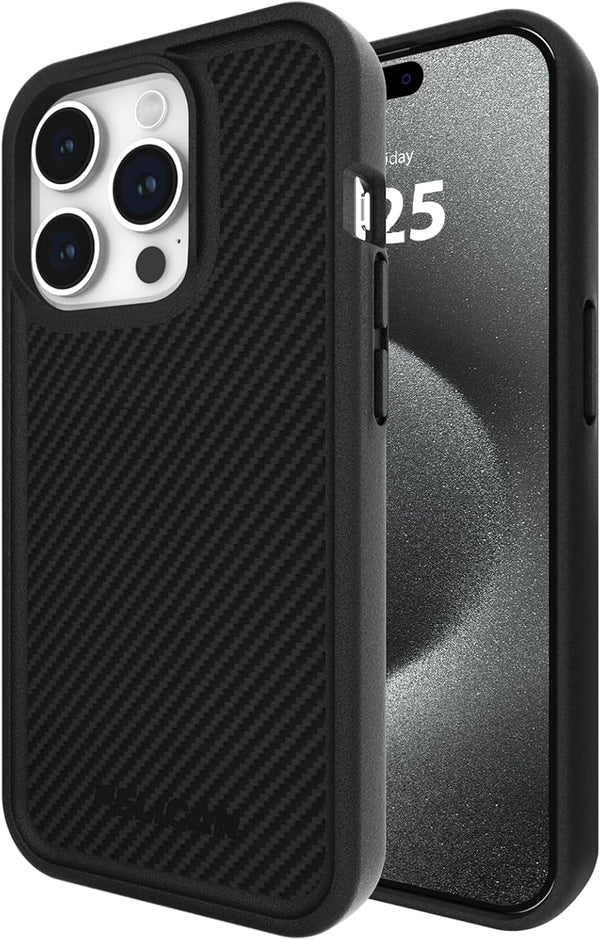 Pelican Protector Series iPhone 15 Pro Case 6.1", Magnetic Phone Case with Anti-Scratch Tech, 16ft MIL-Grade Drop
