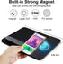 15W Wireless Charging Mouse Pad with Detachable Wrist Support, Fast QI Charger for iPhone/Samsung Devices, Black