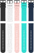 Smartwatch Accessories for iTech Fusion 2 / 2S / 2R, 20mm Silicone Watch Band Quick Release Straps, 5 Pack