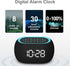 0-100% Dimmer,7 8 Sounds,16-Level ANJANK Alarm Clock FM Radio with Bluetooth Speaker, Hi-Fi Stereo Sound, Clolors Night