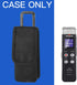Homakover 1680D 16GB, ICD-UX570, PX370/470/560 MP3 Carrying Case for Digital Voice Recorders, Hard Bag with Carabiner