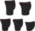 PATIKIL 5 Pcs Lens Pouch Bag Set, Shockproof Camera Lens Case with Hook and Loop for SLR