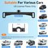 Fnysmkv Universal Rear View Camera License Plate Bracket, Upgraded Anti-Rust Paint Full Stainless Steel Backup Camera