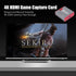 Mirabox USB3.0 4K 1080P 60FPS PS4 HDMI Video Capture Card, HD Game Capture Device Cam Link with HDMI Passthrough Work