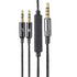 Replacement Cable Cord for Sol Republic Master Tracks HD/HD2/V8/V10/12/X3 - Black Remote Volume & Microphone