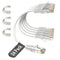 Jadaol Cat6A Patch Cables 1.5ft 24-Pack, 10Gbps Support Cat8 Cat7 Network, Snagless