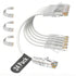 Jadaol Cat6A Patch Cables 1.5ft 24-Pack, 10Gbps Support Cat8 Cat7 Network, Snagless