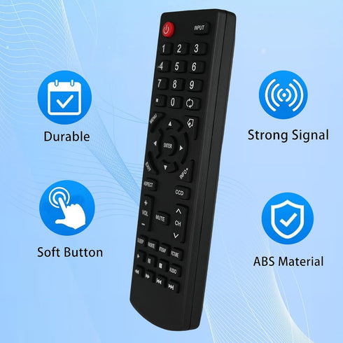 Remote Control for Dynex LCD LED HDTV TV, Fit for DX-32E250A12 DX-24E150A11 DX-19LD150A11 DX-L42-10A