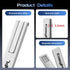 WXRWYPW 2 Pack 16/Plus/Pro/Pro 15/14/13/12 Cell Phone Kickstand, Vertical and Horizontal Metal Phone Stand for Desk