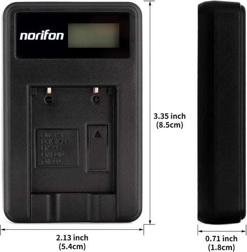 NP-45 LCD USB Charger for Fujifilm FinePix Cameras, Compatible with JX250, JX400, J38, J10, J20, and More
