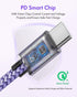 20ft USB C to USB C Cable, 60W Fast Charging for MacBook Air/Pro, iPad, PS5, Switch, iPhone 15, Samsung, Pixel & More.