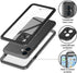 iPhone 11 Waterproof Case with Screen Protector, Full Body Shockproof Dustproof Heavy Duty IP68 Case (Black)