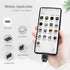 USB C Micro SD Card Reader for Android Phone, Camera, Laptop with Keychain, Mini Metal Type-C Reader