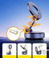 Generic 360 Magnetic Phone Holder for Your Car, Adjustable Foldable Magsafe Vacuum Suction Cup Phone Mount, Car