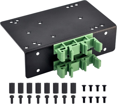 DIN Rail Mount Bracket for Raspberry Pi 1A+ 1B+ 2B 3B 3B+ 4B Zero, UNO Mega-2560 BeagleBone Black by Chunzehui