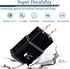 Adaptive Fast Charging Block USB Wall Charger, 2-Pack: Travel Quick Charger Adapter for Samsung Galaxy S22 S21 S20