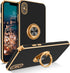 BENTOBEN iPhone Xs Case, Slim Fit Sparkly Kickstand Ring Holder Design, Shockproof Protection for iPhone Xs