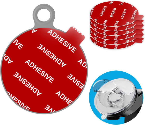 AZXYI Very High Bond Sticky Adhesive, 6 Pack Dashboard Pad Mounting Disk Replacement Kit