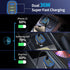72W 4-Port USB C Super Fast Car Charger for iPhone 16 Pro Max/Plus, Samsung Galaxy S24 Ultra, Google Pixel 9, Multi Port