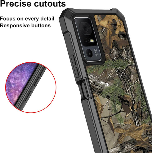 Ailiber Case for TCL 505 Phone, Jitterbug Smart 4/TCL 40 T/TCL 40XL with Screen Protector, Heavy Duty Silicone