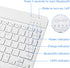 Keyboard for Samsung Tablet, Universal Slim Portable Bluetooth for Galaxy Tab Tablets and More