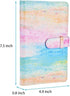 96 Pocket Mini Film PU Leather Photo Album for Fujifilm Instax Mini 9 8 90 8+ 26 7s Instant Camera Film, Crayon Rainbow