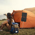 Foldable Solar Charger with 10W Solar Panels (5V 2A Max), USB-A Port for Cell Phone, iPad, Power Bank, IP67 Waterproof
