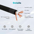 Monosaudio DC Cable HiFi Audio, High Purity OFC 4N 99.998% Pure Silver DC Extension Cord 5.5mmx2.1mm 12V 0.5A for