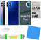 Galaxy Note 10+ Replacement Back Glass Panel Case with Installation Manual, Pre-Installed Camera Lens, Repair Tool Kit