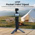 LKTOP 3 3, with1/4 insta360 X5/X4/X3 5 Pro/4/3 Pocket Mini Tripod for DJI Osmo Pocket Portable Tripod Stand Tabletop