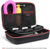 HSU Carrying Case for GoPro Hero 13/12/11/10/9/8/7/6/5/4/3+/3, DJI Osmo Action, Insta360 ONE X3 - Travel Case